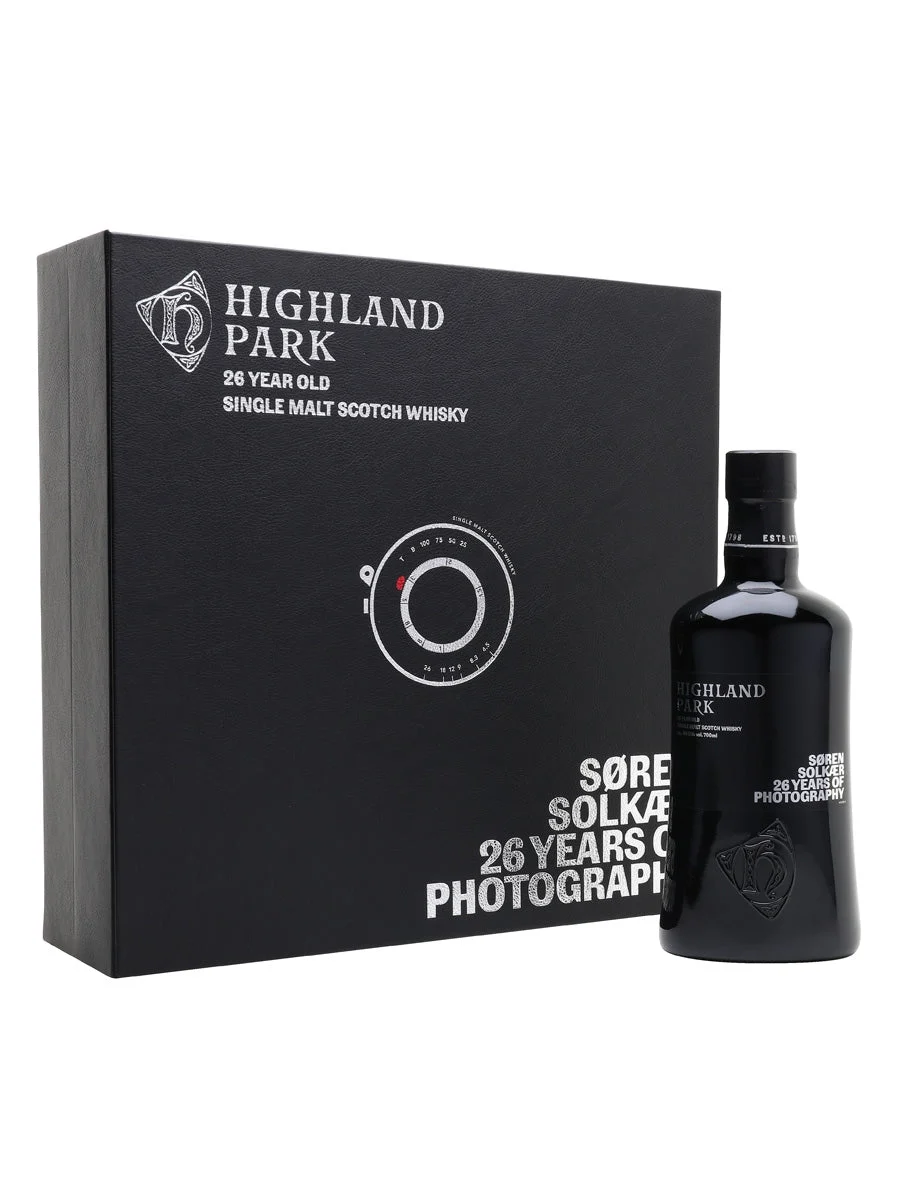Highland Park Soren Solkaer 26 Year Of Photography Single Malt Scotch Whisky - Whiskey