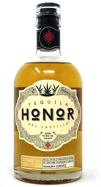 Honor Del Castillo Afirmación Añejo Tequila