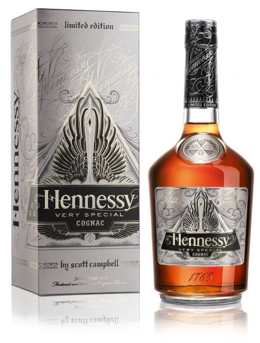 Hennessy VS Scott Campbell Edición Limitada Coñac