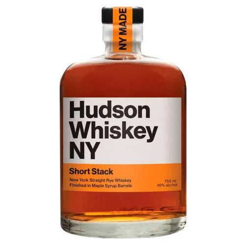 Hudson Whiskey NY "Short Stack" Maple Syrup Barrel Finished Straight Rye Whiskey - Whisky