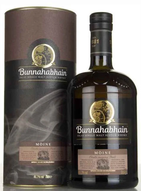 Whisky escocés de malta única Bunnahabhain Mòine