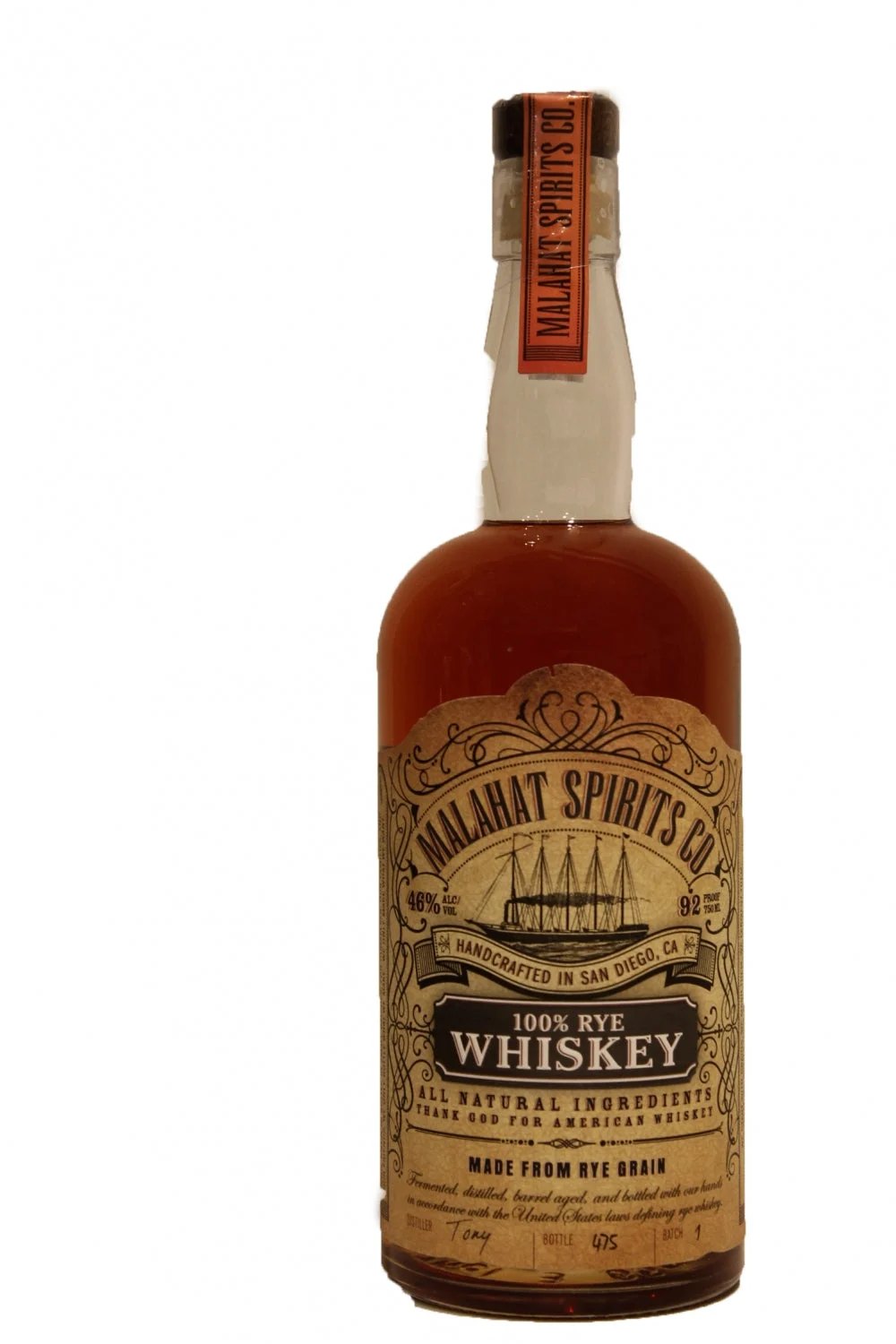 Malahat Spirits Co. 100% Rye Whiskey - Whisky