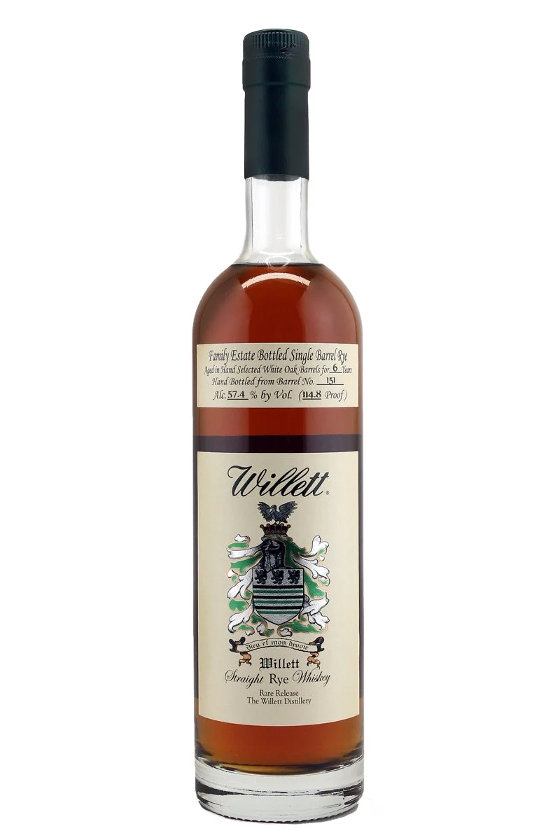 Willett 6 Year Old Single Barrel Rye Whiskey