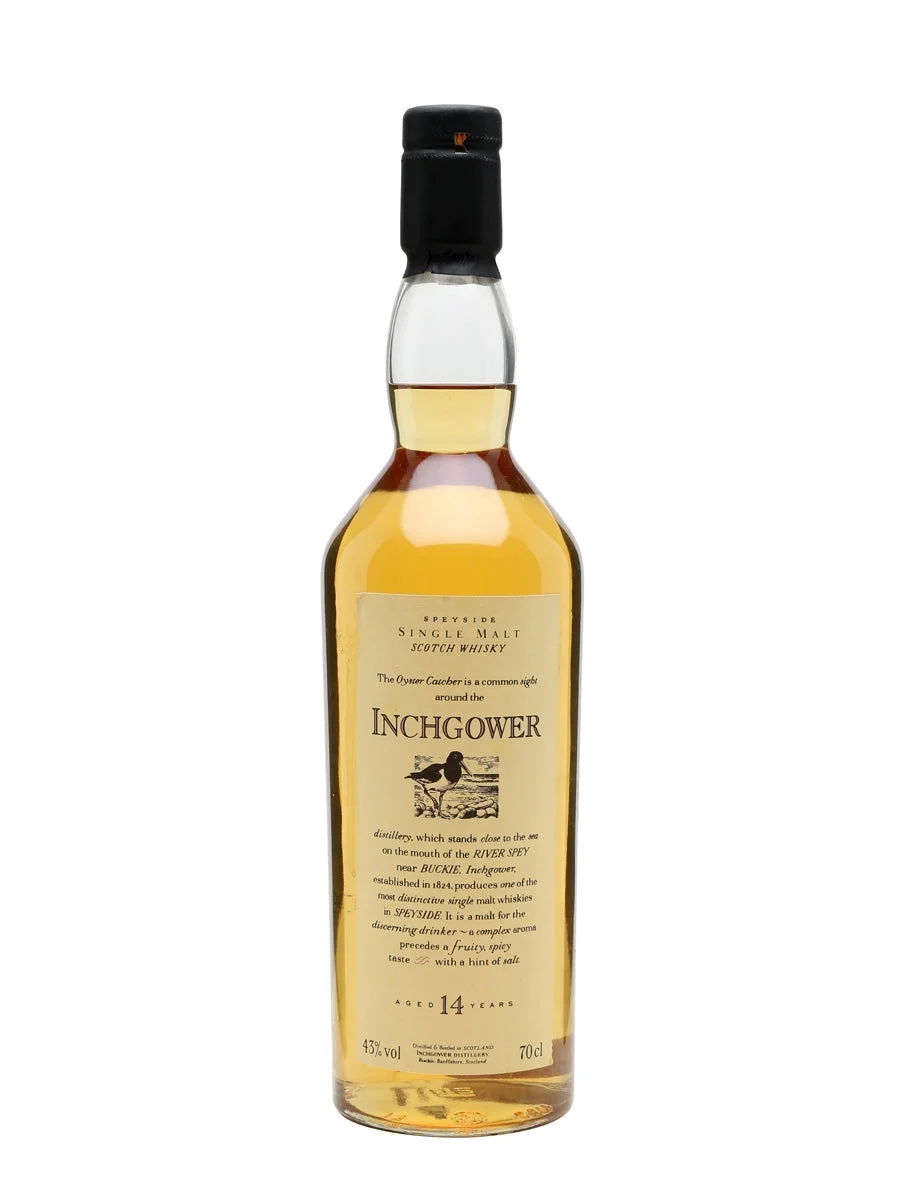 Inchgower 14 Year Old Flora & Fauna Speyside Single Malt Scotch Whisky | 700ML - Whiskey