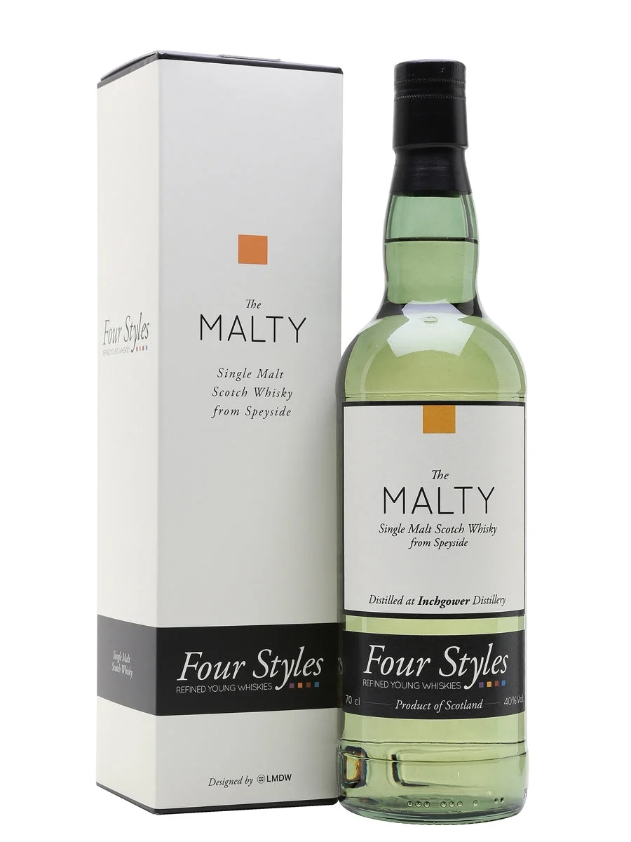 Inchgower 2013 The Malty Four Styles Speyside Single Malt Scotch Whisky | 700ML - Whiskey