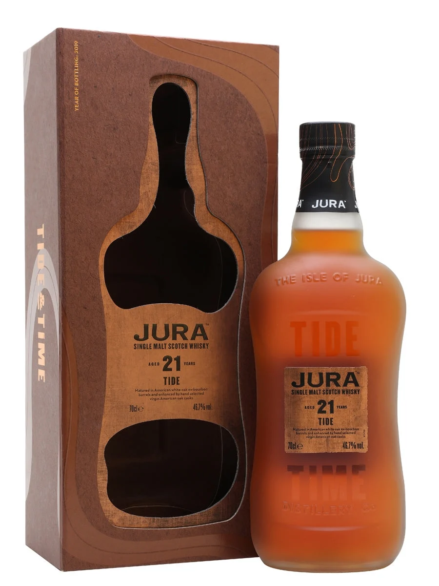 Jura 21 Year Old Tide Island Single Malt Scotch Whisky | 700ML - Whiskey
