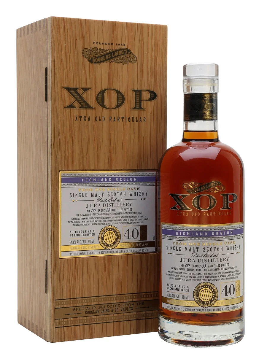 Jura 1976 40 Year Old Xtra Old Particular Island Single Malt Scotch Whisky | 700ML - Whiskey