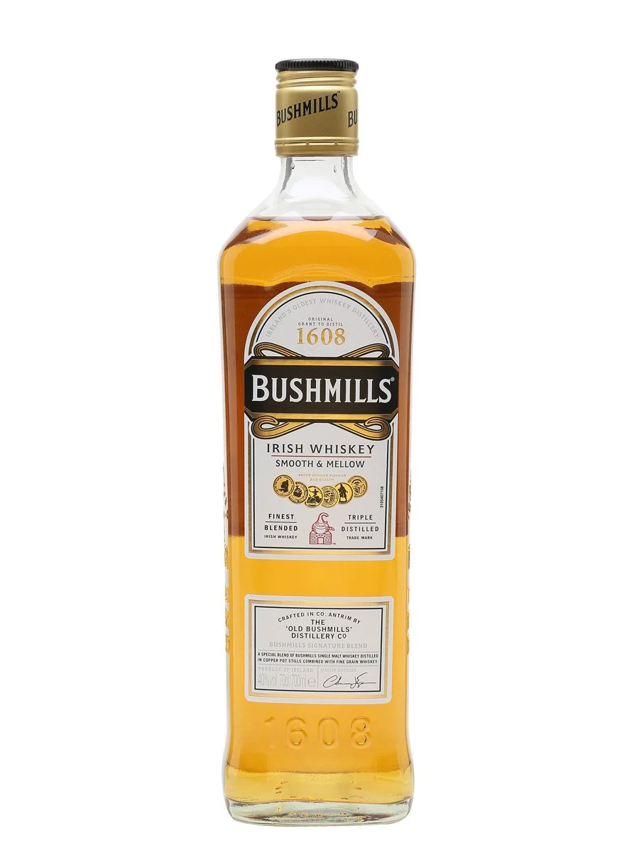 Bushmills Original Triple Distilled Smooth & Mellow Blended Irish Whiskey