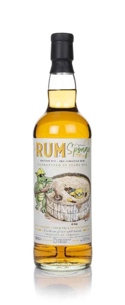 Ron jamaicano 29 años - Edición No.6 (esponja de ron y bebidas decadentes) Ron escocés | 700ML