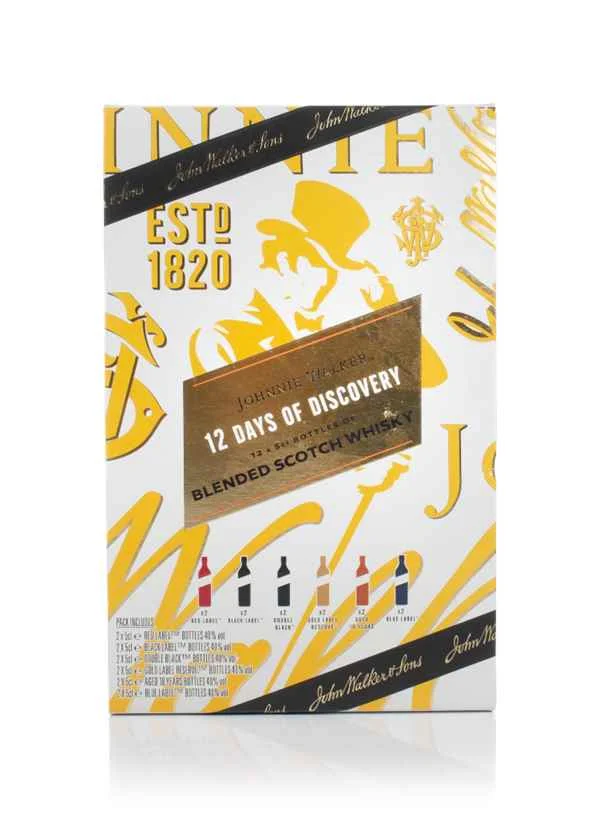 Johnnie Walker 12 Days of Discovery Scotch Whisky | 600ML - Whiskey