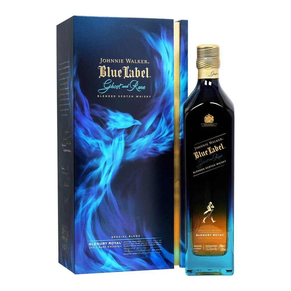 Johnnie Walker Blue Ghost And Rare Glenury Royal Special Release - Whiskey