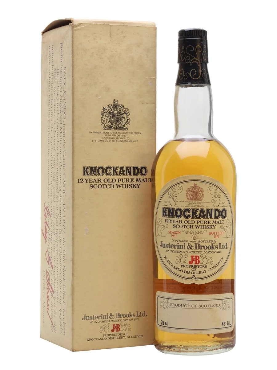 Knockando 1967 12 Year Old Bot.1979 Speyside Single Malt Scotch Whisky - Whiskey