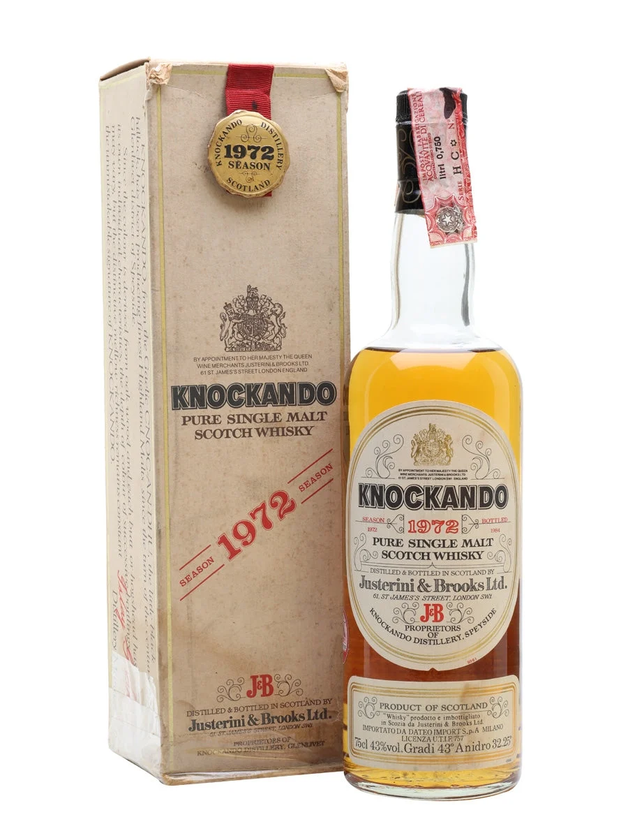 Knockando 1972 Bot.1984 Speyside Single Malt Scotch Whisky - Whiskey