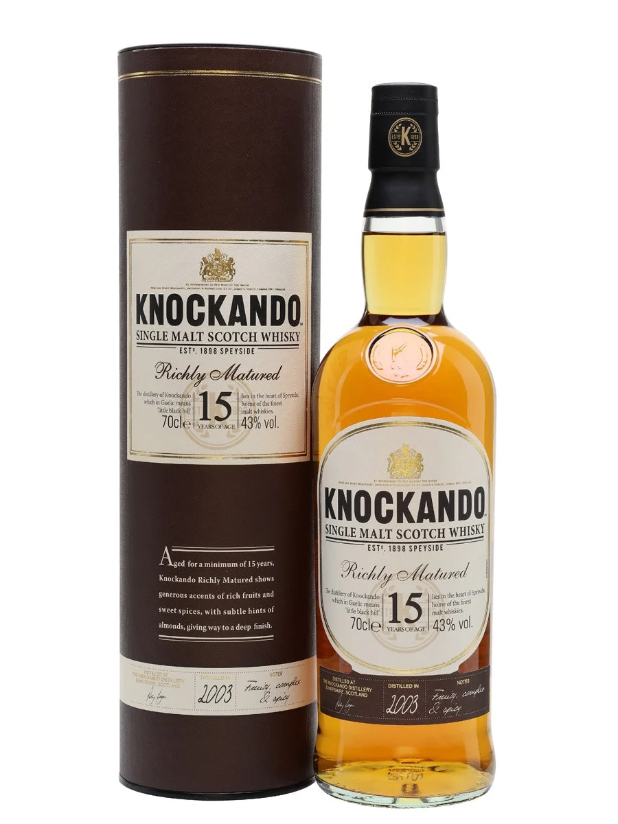 Knockando 2003 15 Year Old Speyside Single Malt Scotch Whisky | 700ML - Whiskey