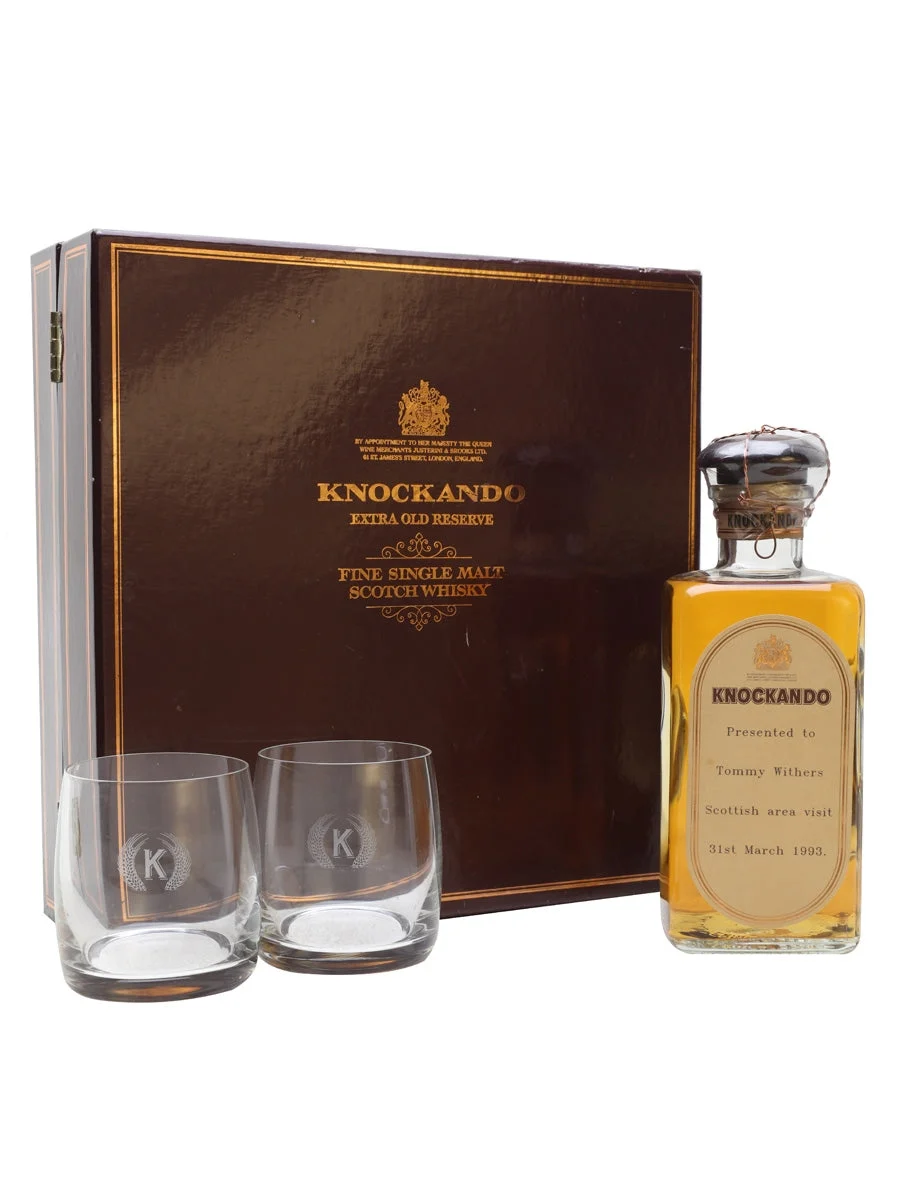 Knockando Extra Old Reserve Glass Pack Speyside Single Malt Scotch Whisky | 700ML - Whiskey