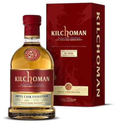 Kilchoman Impex Cask Evolution 7 year Old Finished in Cask Scotch Whiskey