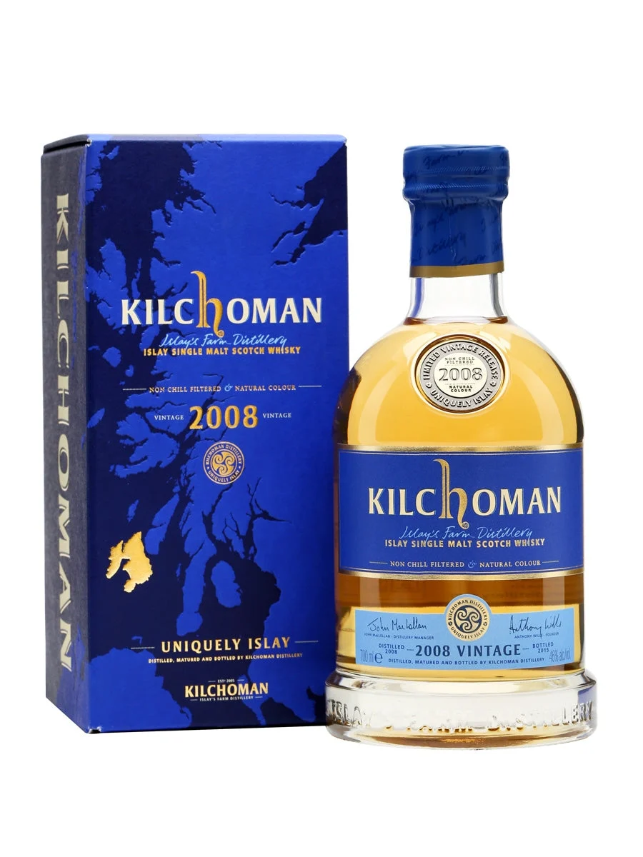 Kilchoman 2008 Vintage Islay Single Malt Scotch Whisky - Whiskey