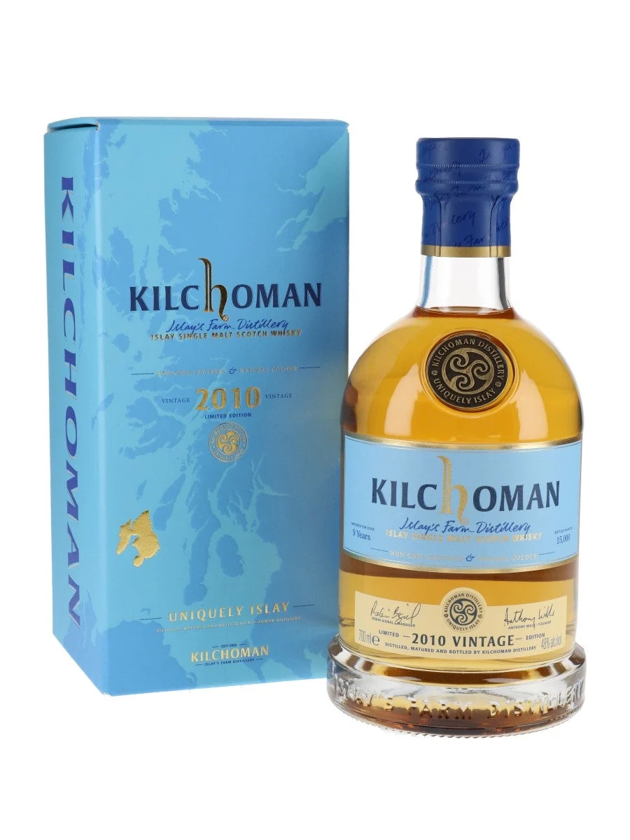 Kilchoman 2010 Vintage 9 Year Old Islay Single Malt Scotch Whisky | 700ML - Whiskey
