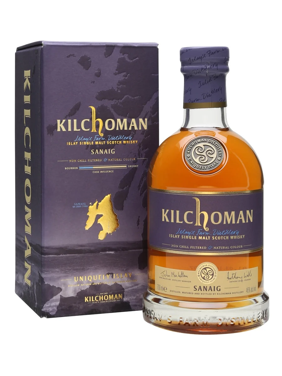 Kilchoman Sanaig Islay Single Malt Scotch Whisky | 700ML - Whiskey