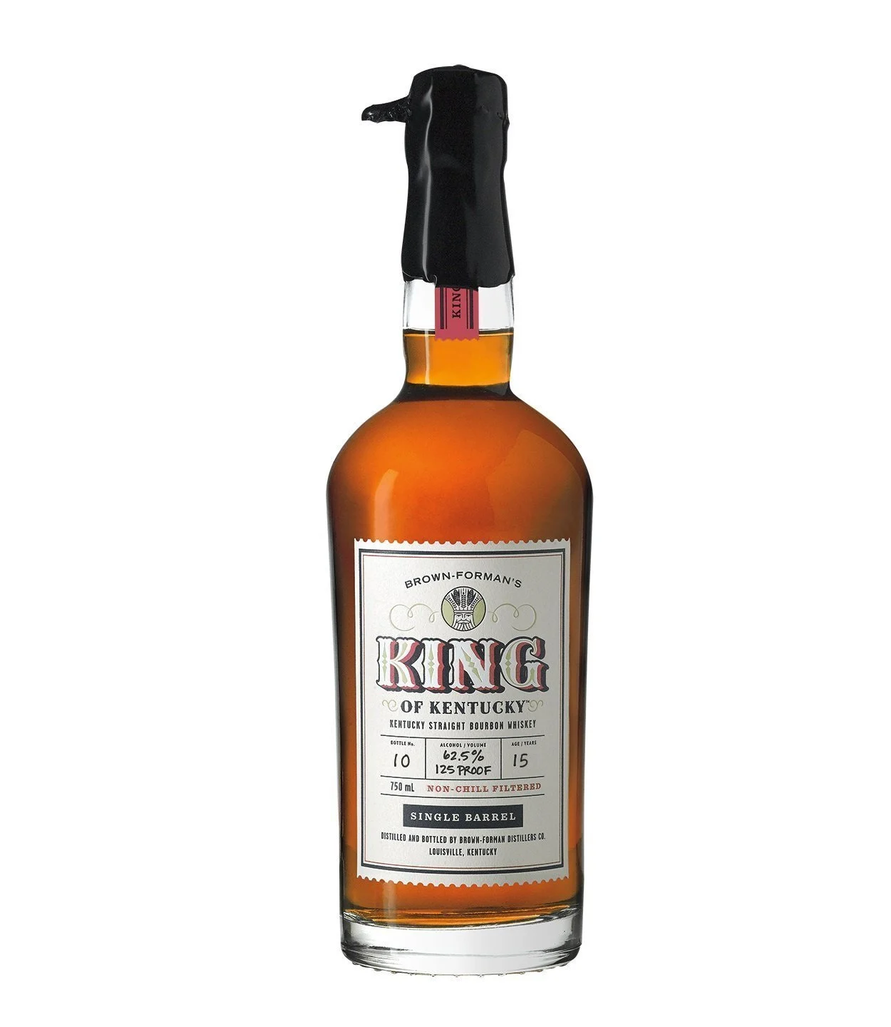 Brown-Forman's King of Kentucky Single Barrel 15 Year 134.4 proof Barrel #17 Kentucky Straight Bourbon Whiskey