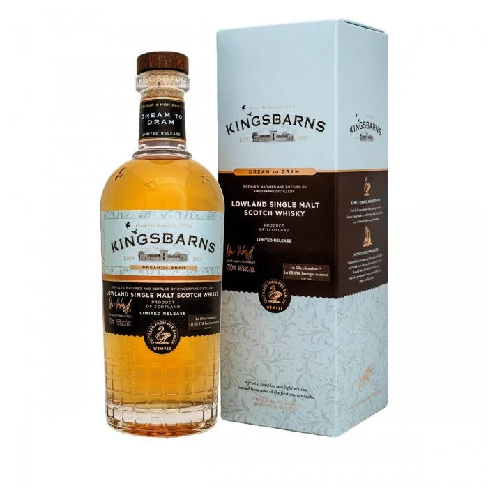 Kingsbarns Dream to Dram Single Malt Scotch Whisky | 700ML - Whiskey
