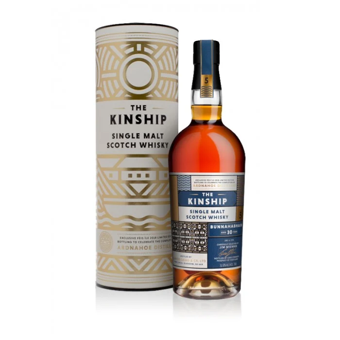 Bunnahabhain 30 Year Old Bottled 2018 Kinship Islay Single Malt Scotch Whisky - Whiskey