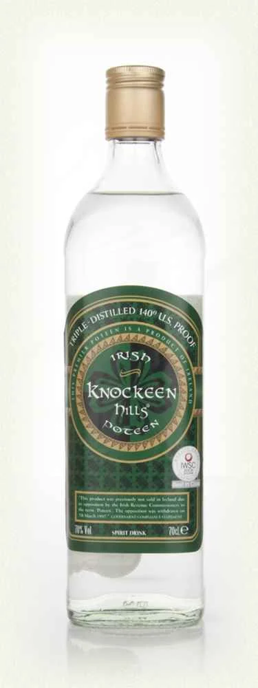 Licor irlandés Poteen Gold Strength de Knockeen Hills | 700ML - Liqueur