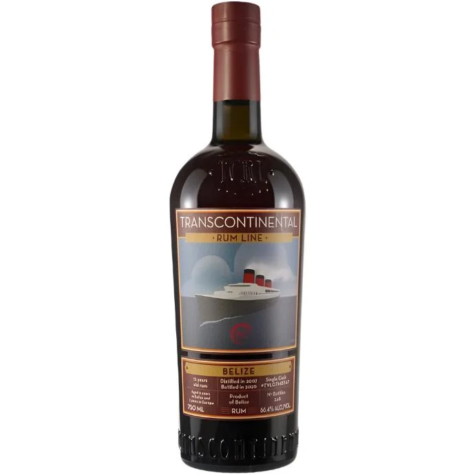 la Maison & Velier Transcontinental Line Belize Chicago Single Cask aged 12 Year Rum