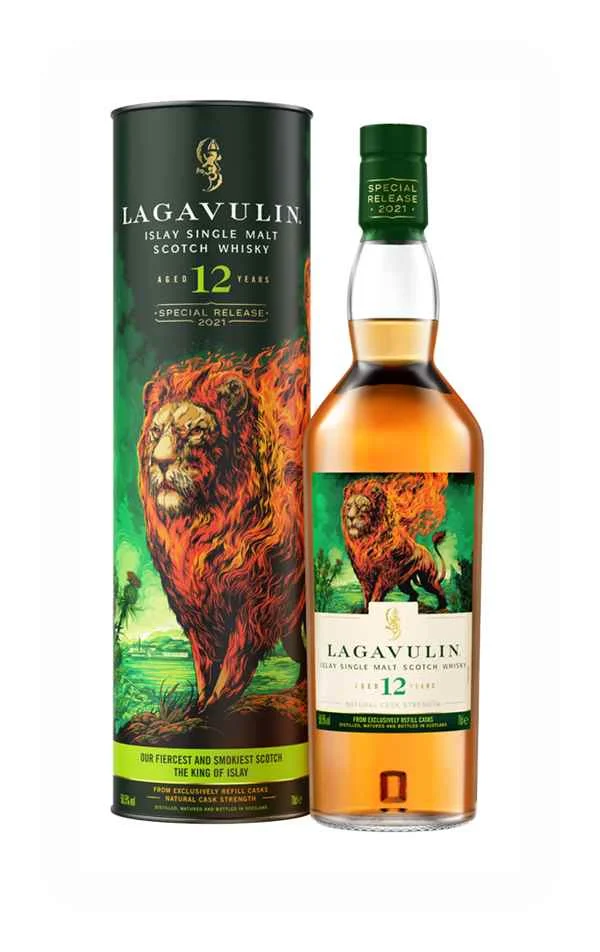 Lagavulin 12 Year Old (Special Release 2021) Scotch Whisky | 700ML - Whiskey