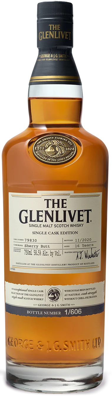 Glenlivet 16 year Old Sherry Butt # 79830 Limited US Release 2021 Scotch Whisky - Whiskey