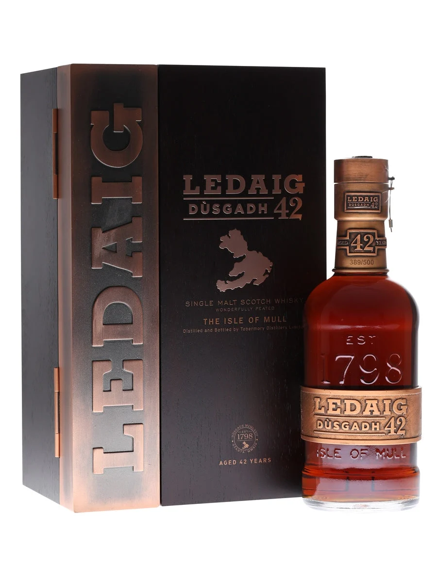 Ledaig 42 años Dusgadh whisky escocés de pura malta - Whiskey