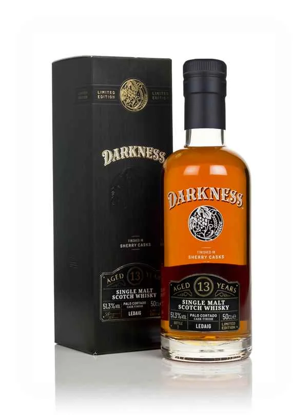 Ledaig 13 Year Old Palo Cortado Cask Finish (Darkness) Scotch Whisky | 500ML - Whiskey