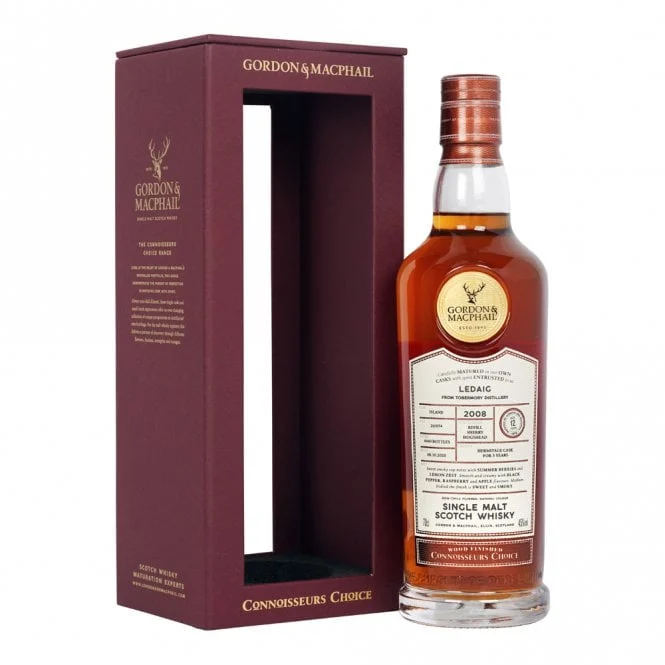 Ledaig 2008 12 años Hermitage Acabado en barrica | Elección de los conocedores | Whisky escocés de malta única de la isla | 700ML