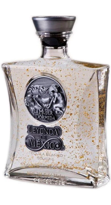 Tequila Leyenda de México Blanco (con Gold Flakes)