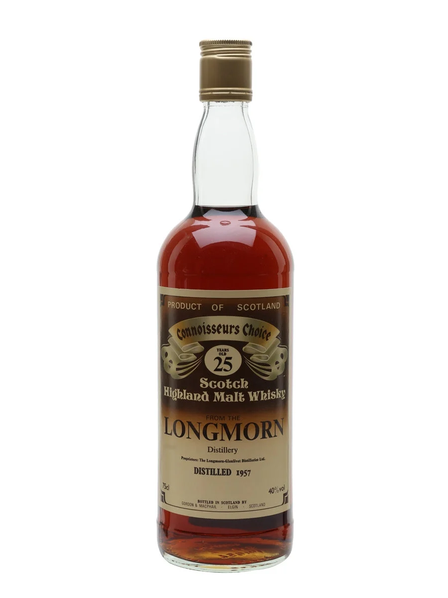 Longmorn 1957 25 Year Old Connoisseurs Choice Speyside Single Malt Scotch Whisky - Whiskey
