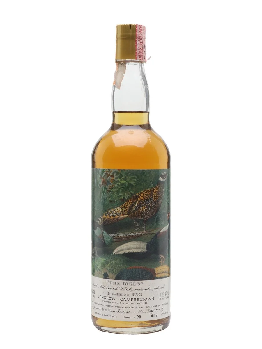 Longrow 1973 The Birds Moon Import Campbeltown Single Malt Scotch Whisky - Whiskey
