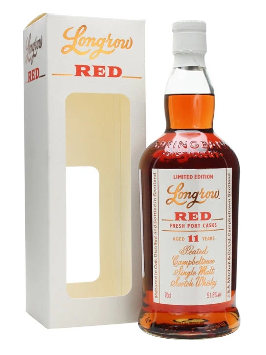 Longrow Red Limited Edition 11 Year Old Port Cask Single Malt Scotch Whisky - Whiskey