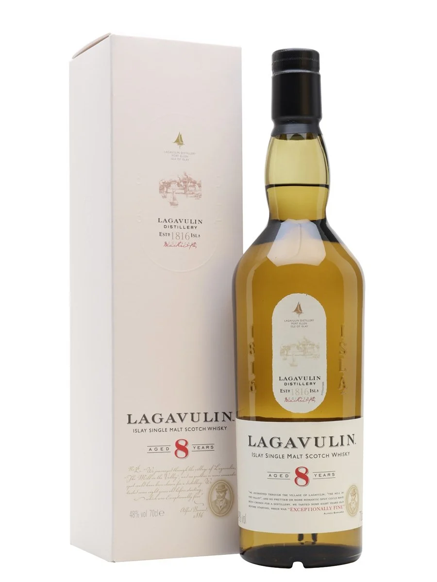 Whisky escocés de pura malta Islay Lagavulin de 8 años | 700ML