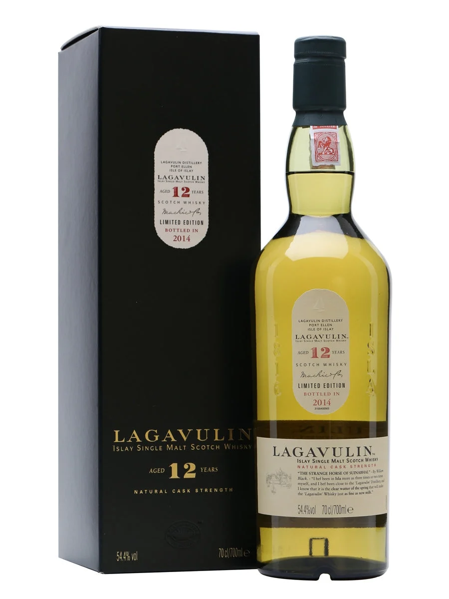 Lagavulin 12 Year Old Bot.2014 14th Release Islay Single Malt Scotch Whisky | 700ML - Whiskey