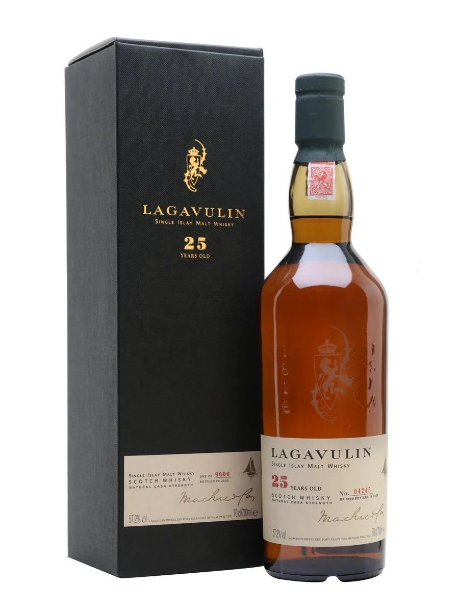 Lagavulin 25 Year Old 200th Anniversary Islay Single Malt Scotch Whisky - Whiskey