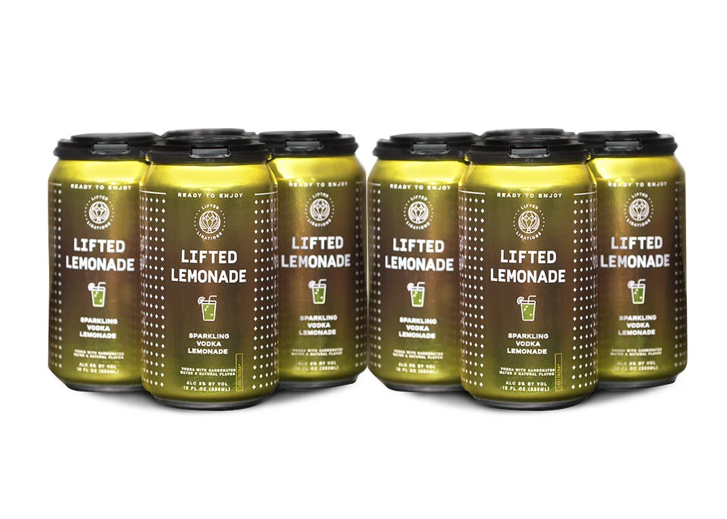 Lifted Libations Lifted Lemonade Sparkling Vodka Lemonade (8) Cans - Ready To Drink