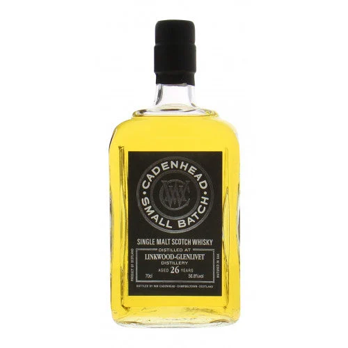 Linkwood-Glenlivet 26 Year Old (Cadenhead Bottling) Single Malt Scotch Whisky