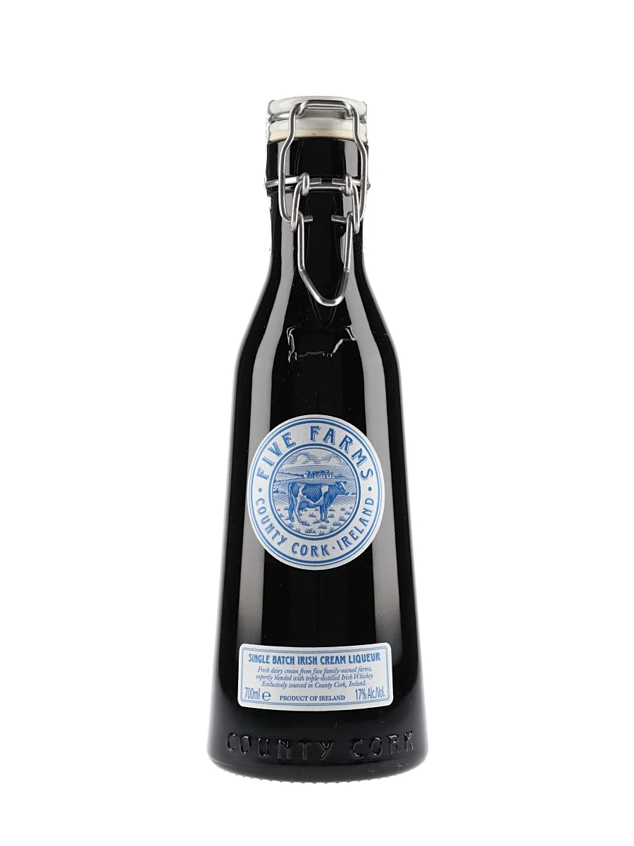 Licor de crema irlandesa de un solo lote de Five Farms