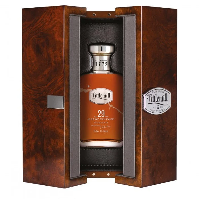 Littlemill 29 años Edición de bodega privada y whisky escocés de malta única Mini Lowland - Whiskey