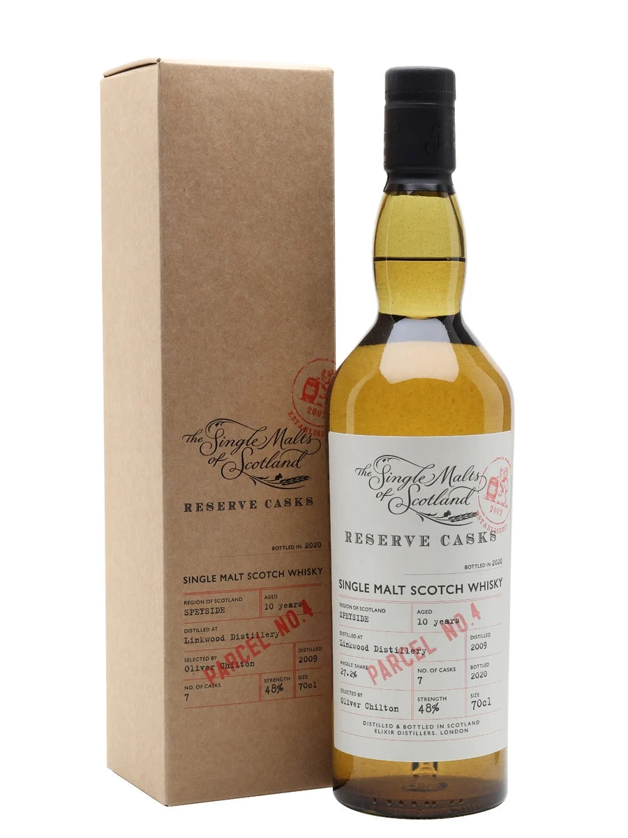 Linkwood 10 Years Old Reserve Cask - Parcel No.4 Speyside Single Malt Scotch Whisky | 700ML