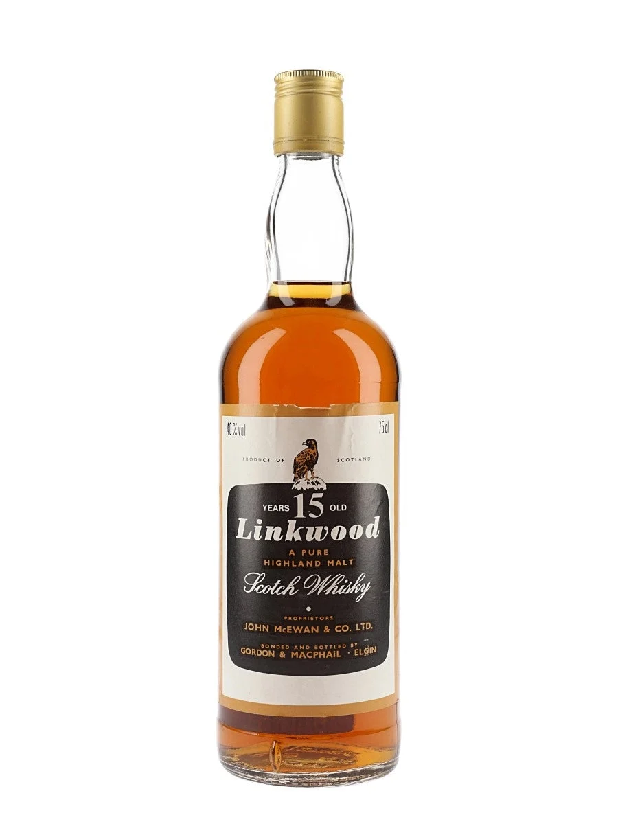 Linkwood 15 años Bot.1980 Gordon & Macphail Speyside Whisky escocés de pura malta | 700ML