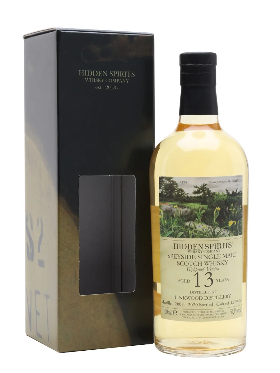 Linkwood 2007 13 Year Old Hidden Spirit Speyside Single Malt Scotch Whisky | 700ML - Whiskey