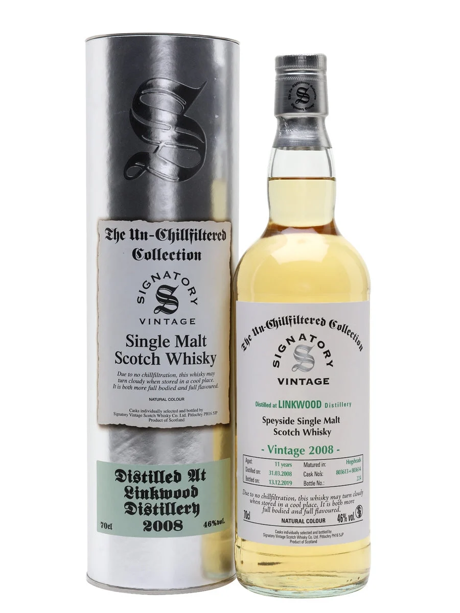 Linkwood 2008 11 Year Old Signatory Speyside Single Malt Scotch Whisky | 700ML - Whiskey