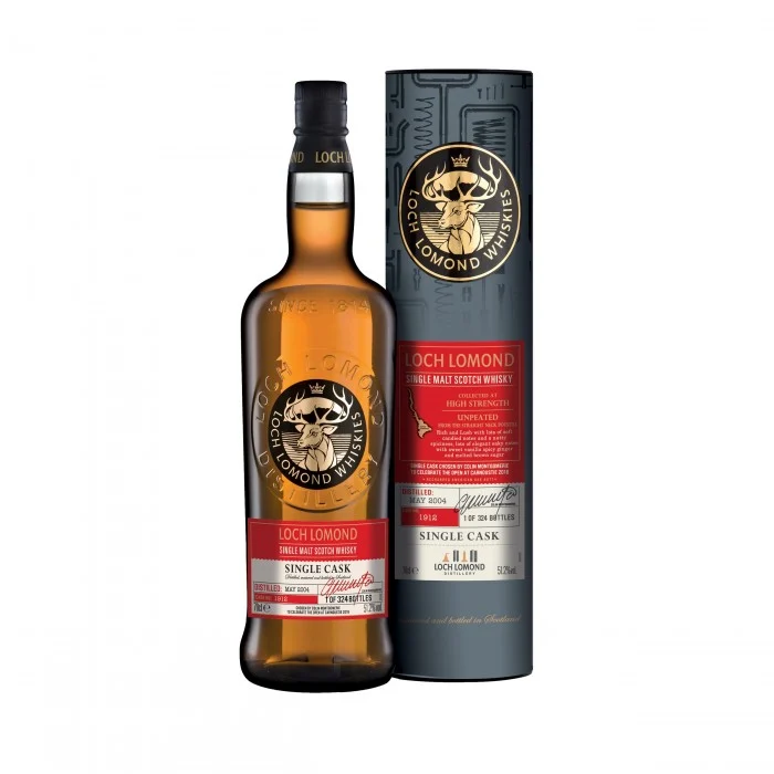 Loch Lomond 2004 Colin Montgomerie Single Cask Whisky escocés de pura malta - Whiskey