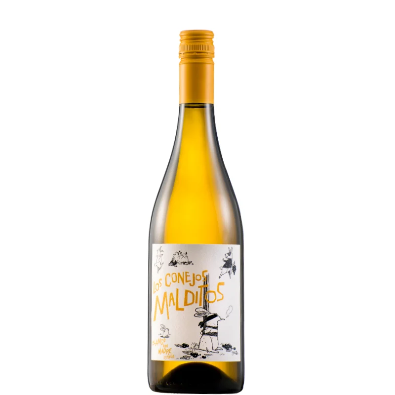LOS CONEJOS MALDITOS Blanco con Madre 2025 - Bodegas Más Que Vinos